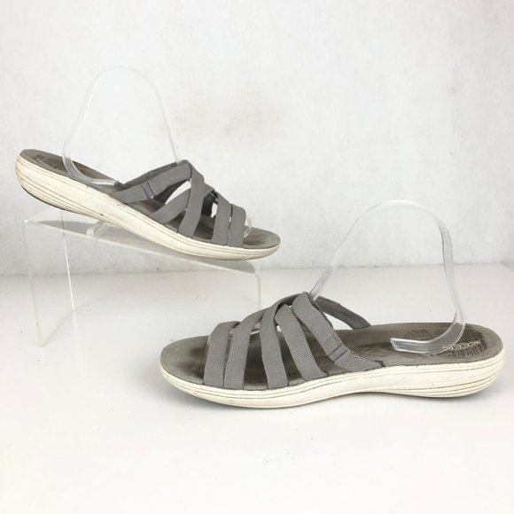 Keen Women's Size 10.5 Damaya Grey Strappy Open Toe Quick-Dry Slip On Sandals - Picture 3 of 10